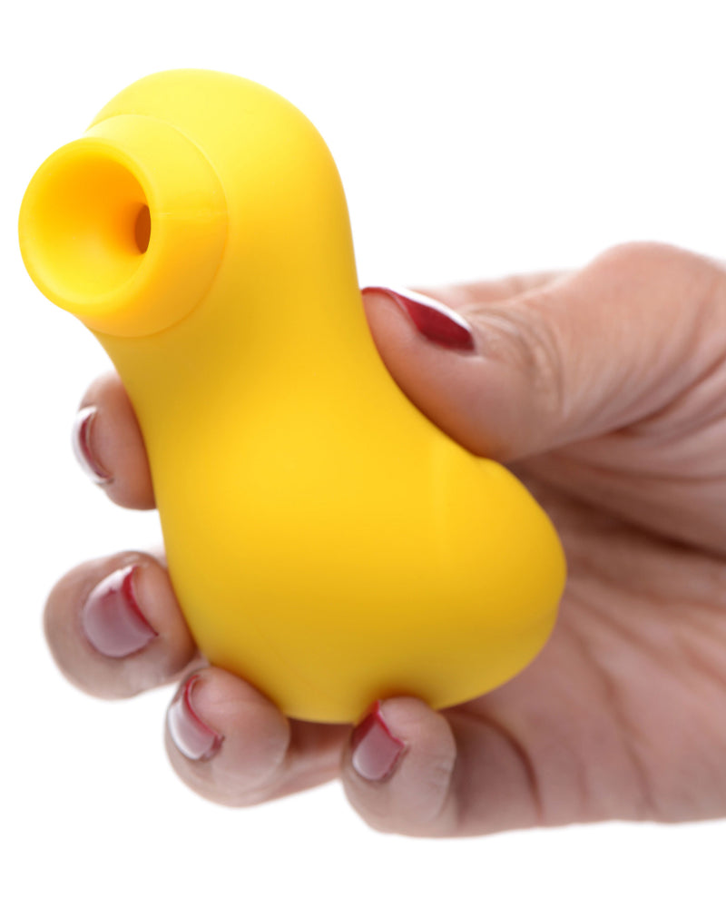 "Sucky Ducky Silicone Clitoral Stimulator - Yellow INM-AG685YLW"