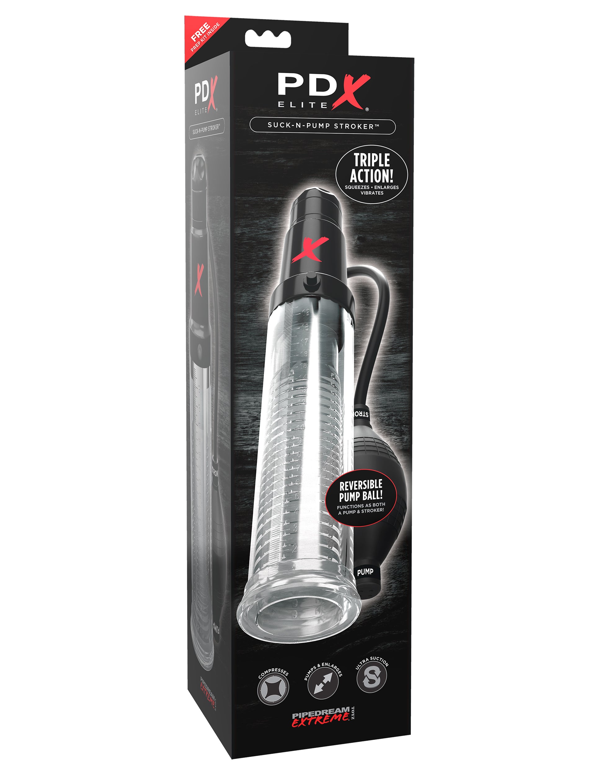 Pdx Elite Suck-N-Pump Stroker