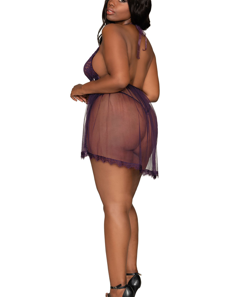 "Teddy - Queen Size - Eggplant DG-11513XEGPQ"