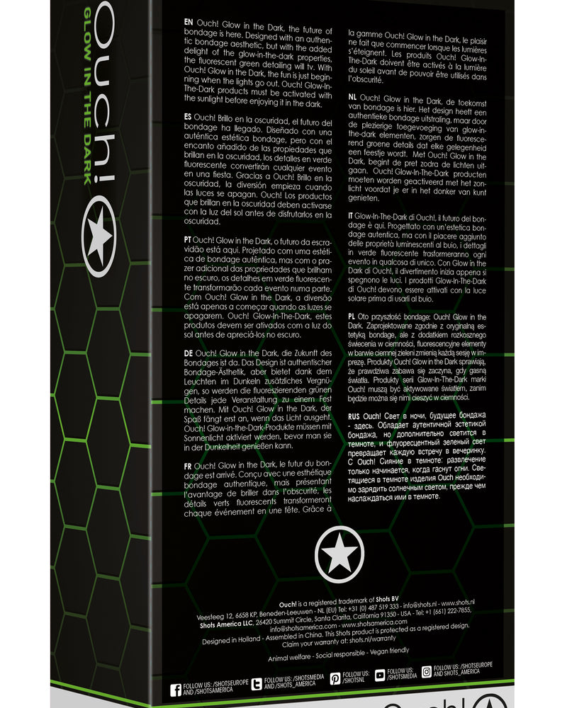 "Full Body Harness - Large/xlarge - Glow in the Dark OU-OU734GLOLXL"