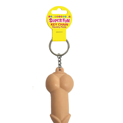 "Super Fun Key Chain, Squishy Penis - Sold in 6pk LG-CP1177"