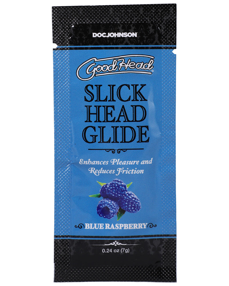 "Goodhead - Slick Head Glide - Blue Raspberry - 0.24 Oz DJ1387-11-BU"