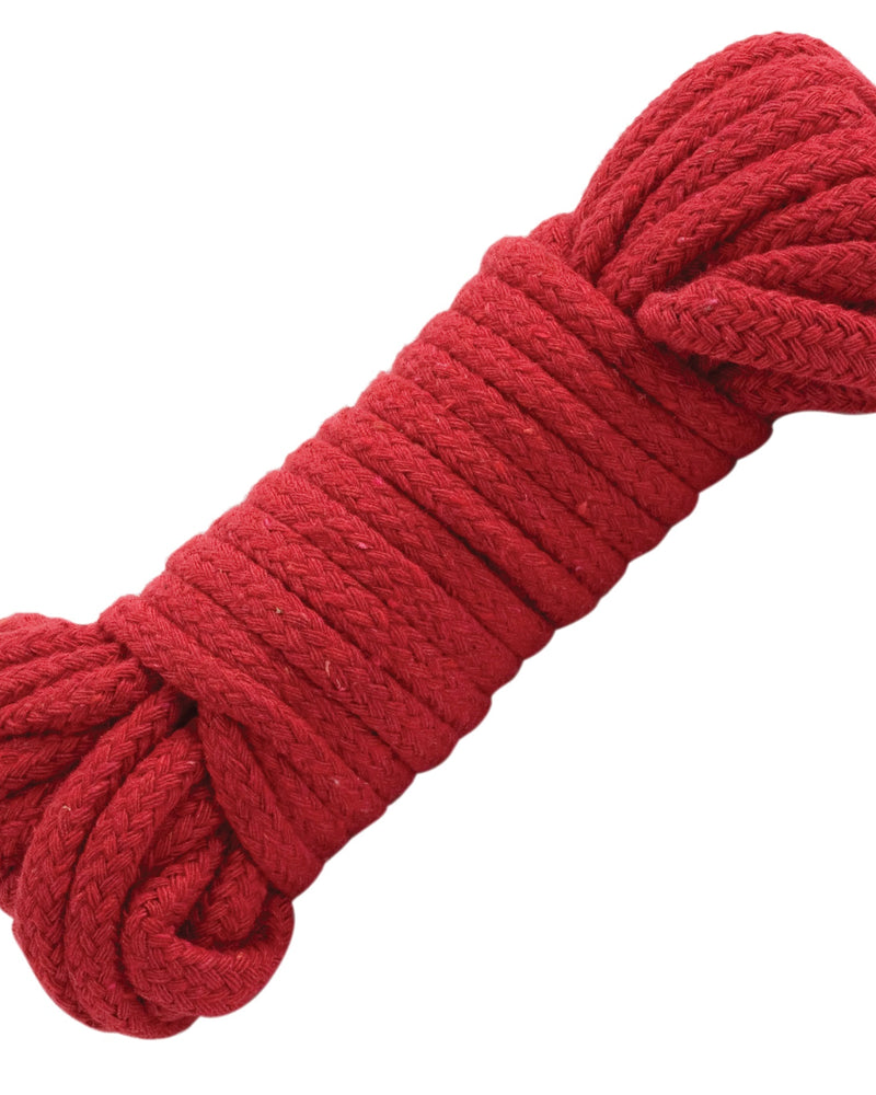 Bondage Rope - Cotton - Japanese Style - Red