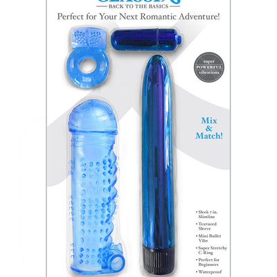 "Classix Ultimate Pleasure Couples Kit - Blue PD1994-14"