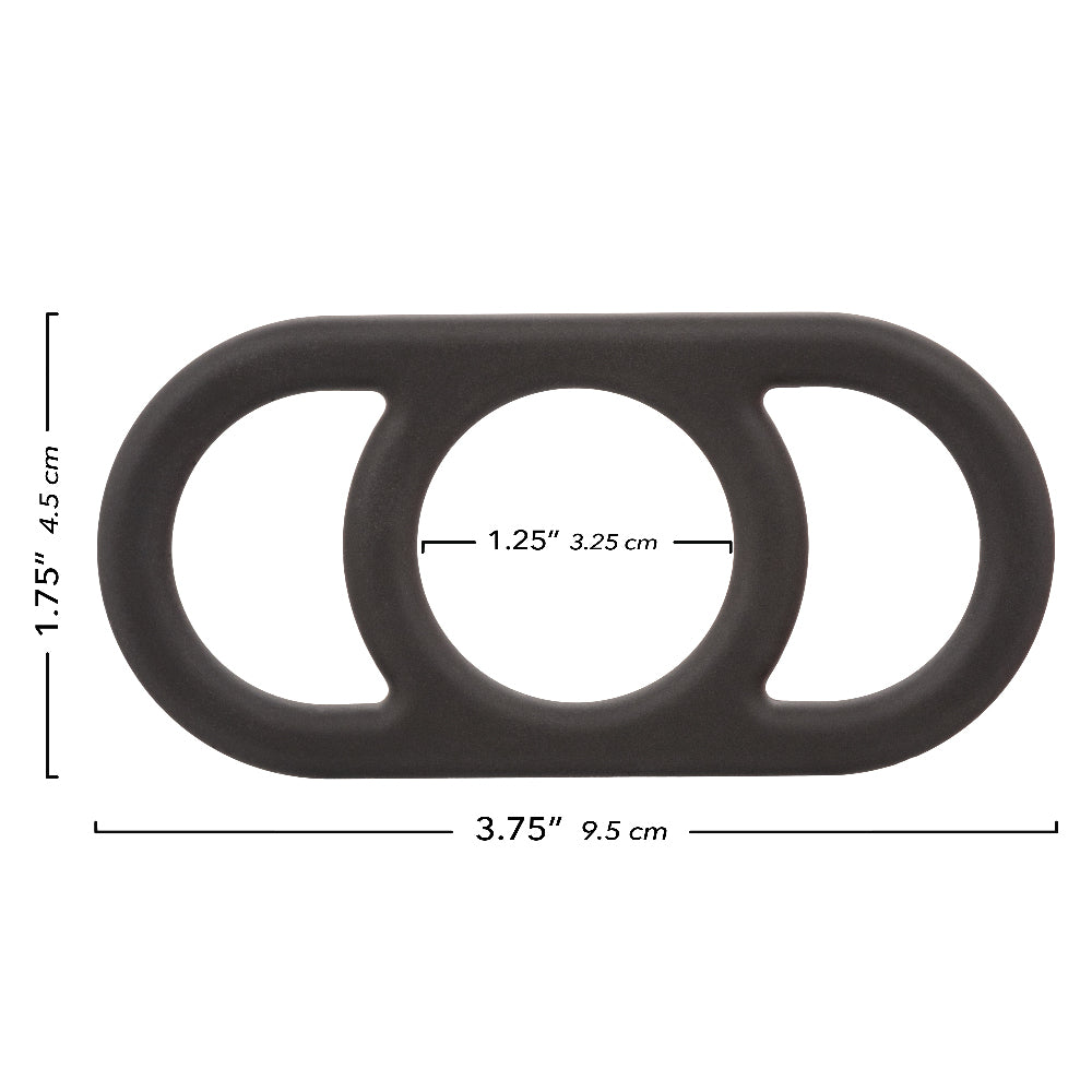 "Alpha Liquid Silicone Commander Ring - Black SE1492212"