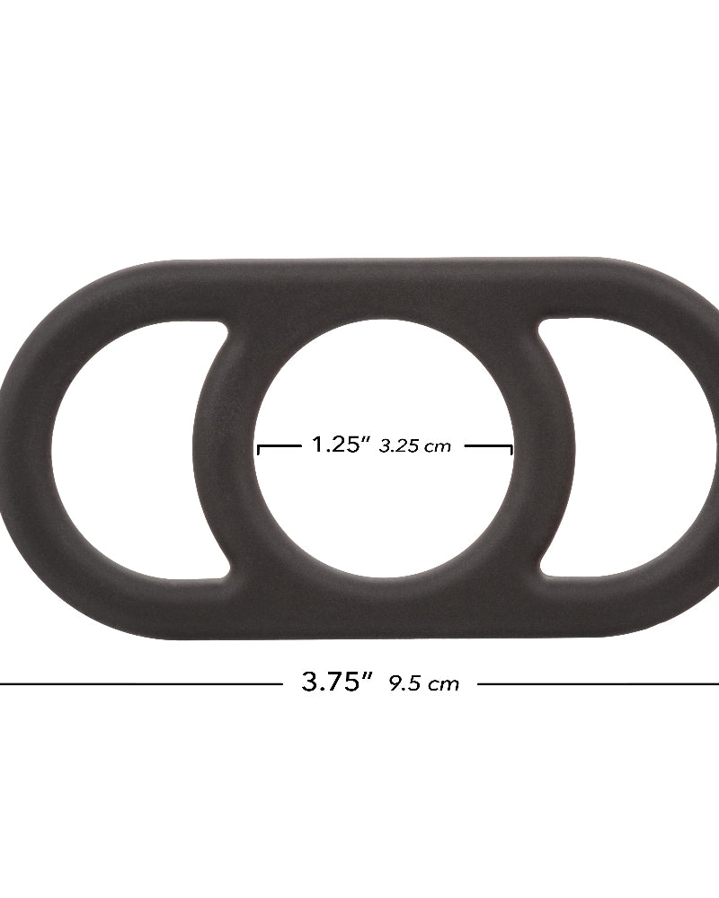 "Alpha Liquid Silicone Commander Ring - Black SE1492212"