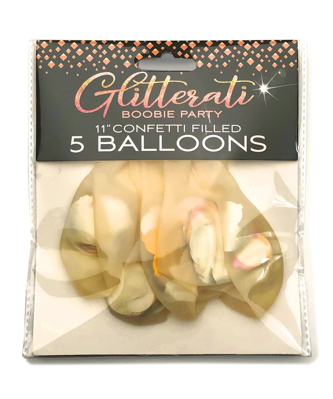 "Glitterati Boobie Confetti Balloons LG-CP1073"