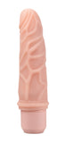 Dr. Skin Silicone - Dr. Robert - 7 Inch Vibrating Dildo -Beige