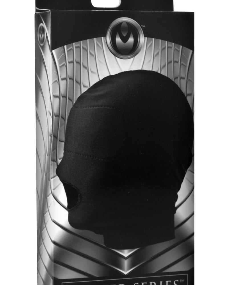 Spandex Hood With Padded Eyes and Open Mouth