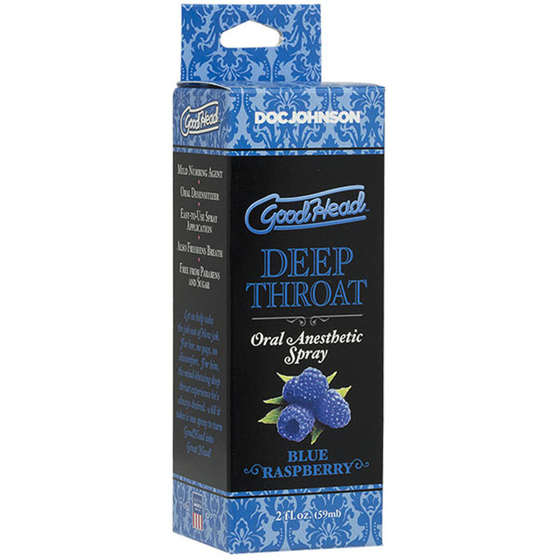 "Goodhead - Deep Throat Spray - Blue Raspberry DJ1360-39-BX"