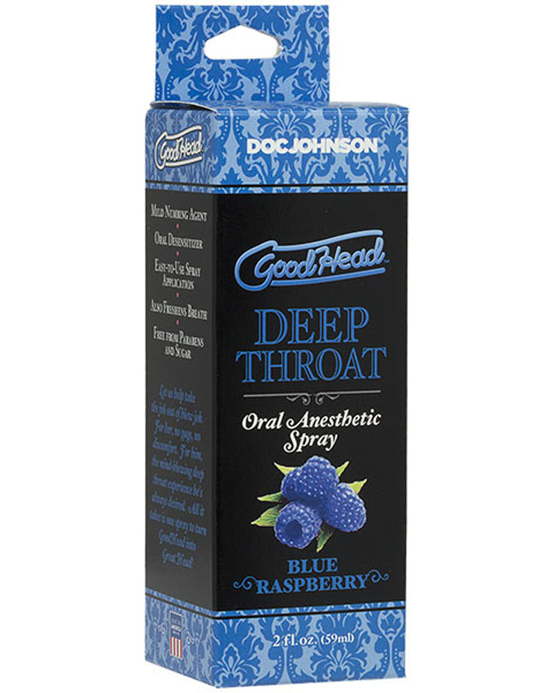 "Goodhead - Deep Throat Spray - Blue Raspberry DJ1360-39-BX"
