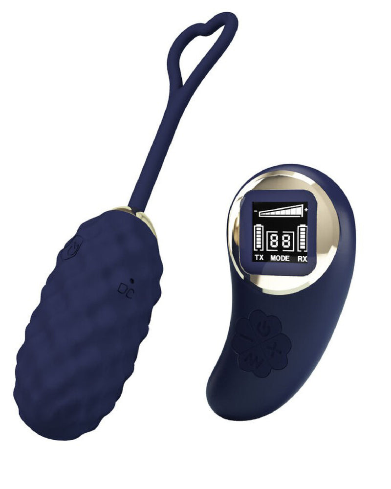Vivian Remote Control Vibrating Egg - Blue