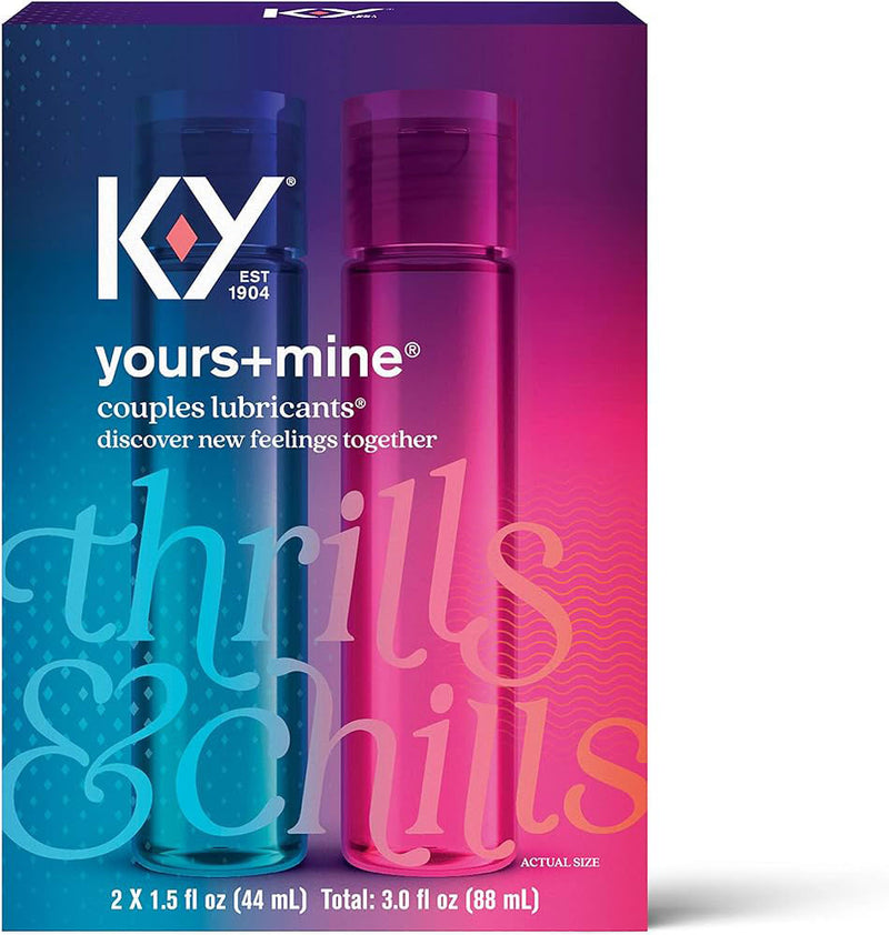 "K-Y Yours and Mine Couples Lubricant PM8892"