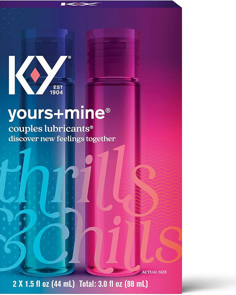 "K-Y Yours and Mine Couples Lubricant PM8892"