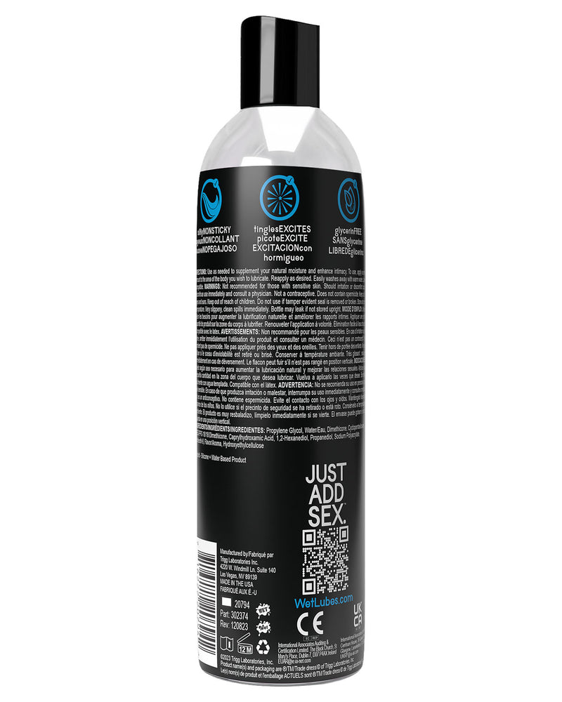 "Wet Extra Sensations Tingling Water/silicone Blend Based Lubricant 4 Oz WT20794"