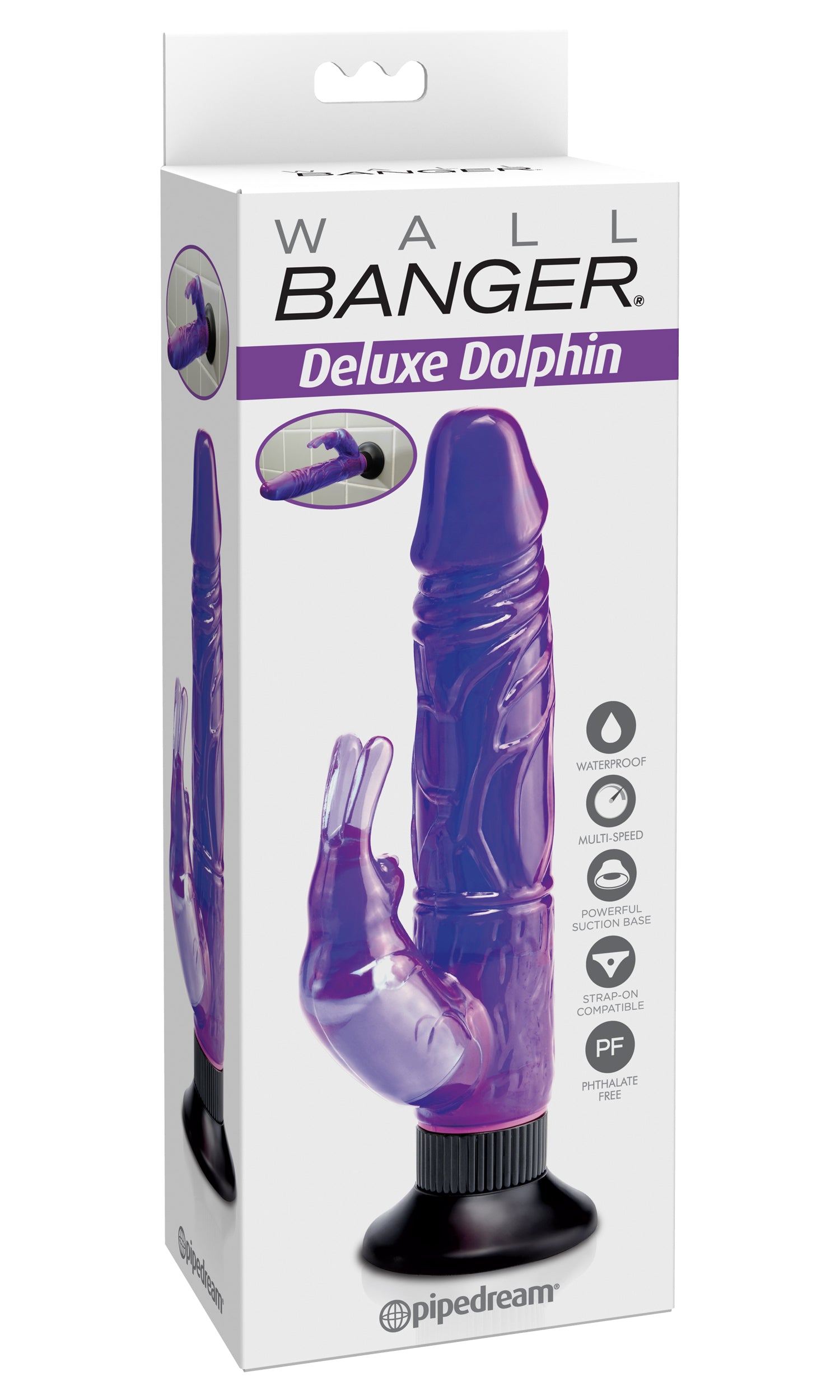 "Waterproof Bunny Wall Bangers Deluxe - Purple PD1654-12"