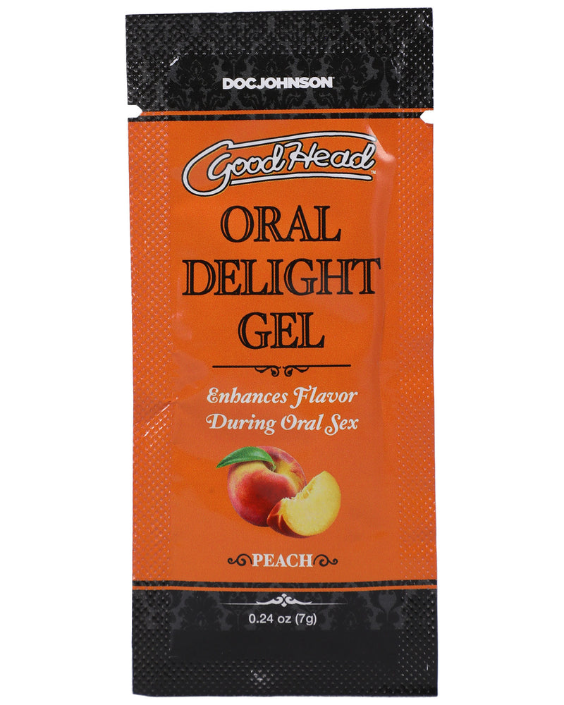 "Goodhead - Oral Delight Gel - Peach - 0.24 Oz DJ1387-38-BU"