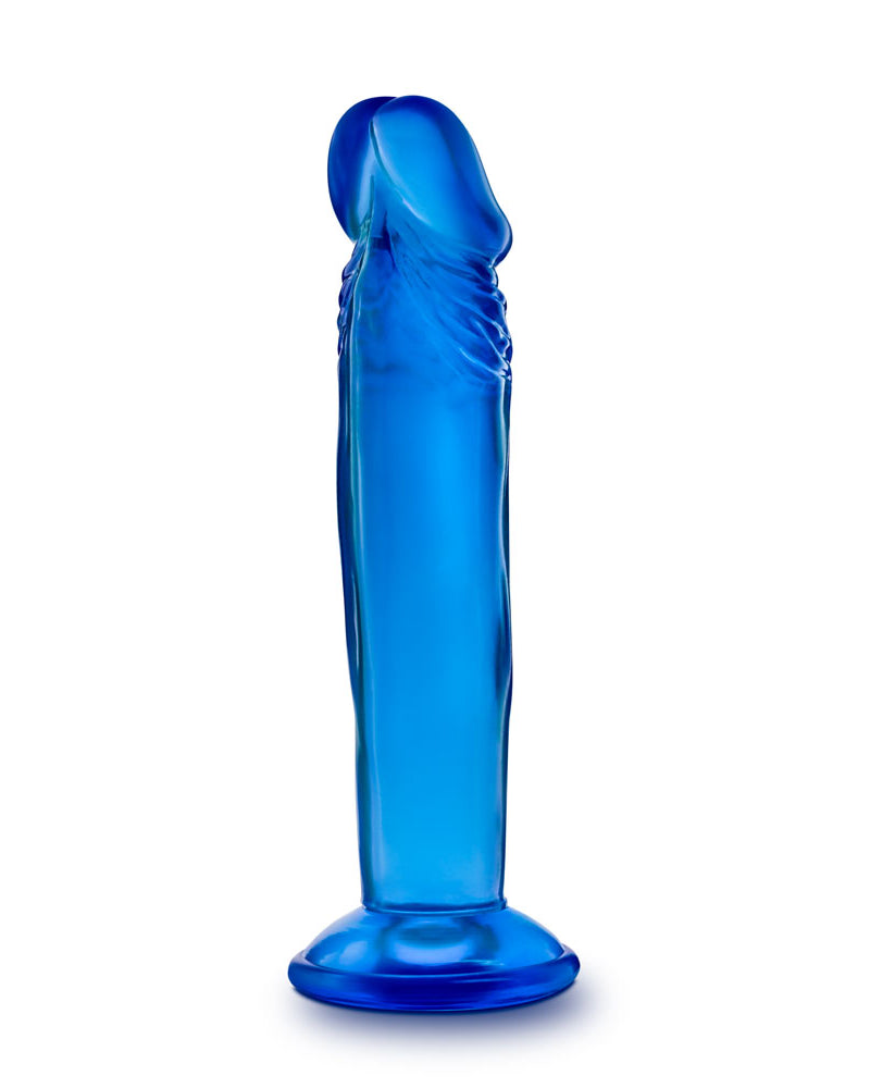 B Yours - Sweet n' Small 6 Inch Dildo With Suction Cup - Blue