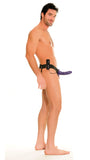 "Fetish Fantasy Series for Him or Her Vibrating Hollow Strap-on - Purple PD3367-12"