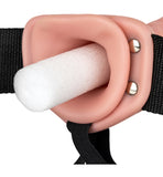 Hollow Strap-on Without Balls 6 Inch - Flesh