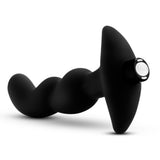 Anal Adventures- Platinum - Silicone Vibrating Prostate Massager 03- Black