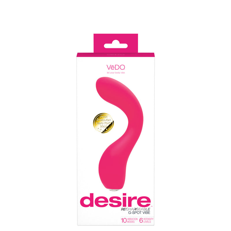 "Desire Rechargeable G-Spot Vibe - Pink VI-P2409"