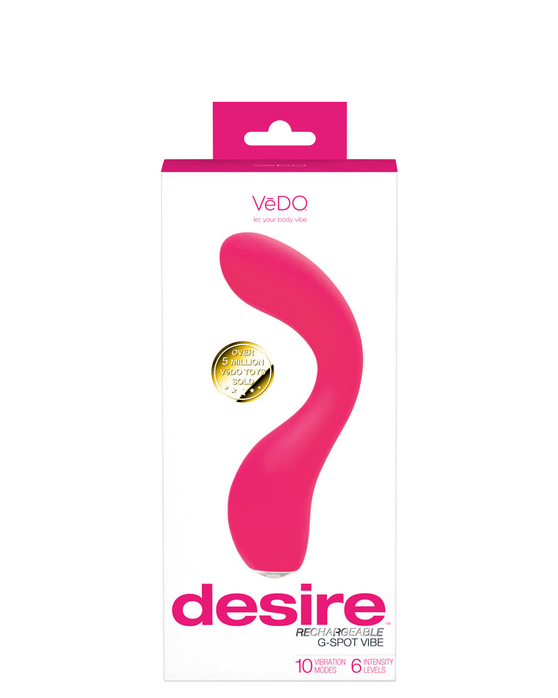 "Desire Rechargeable G-Spot Vibe - Pink VI-P2409"