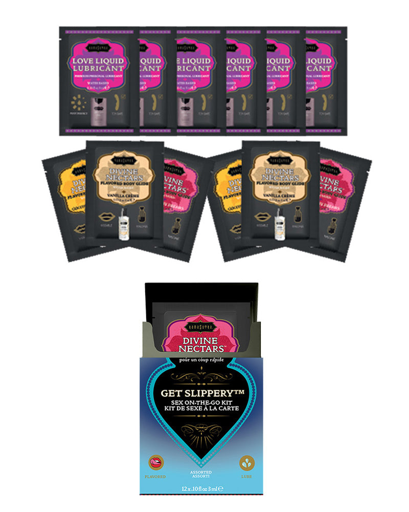 "Get Slippery Sex-on-the-Go Kit KS12052"