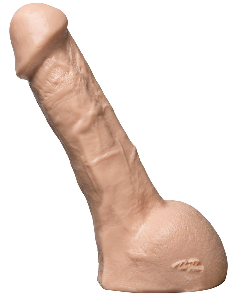 "Vac-U-Lock Perfect Erect Realistic Cock - White DJ1015-18"