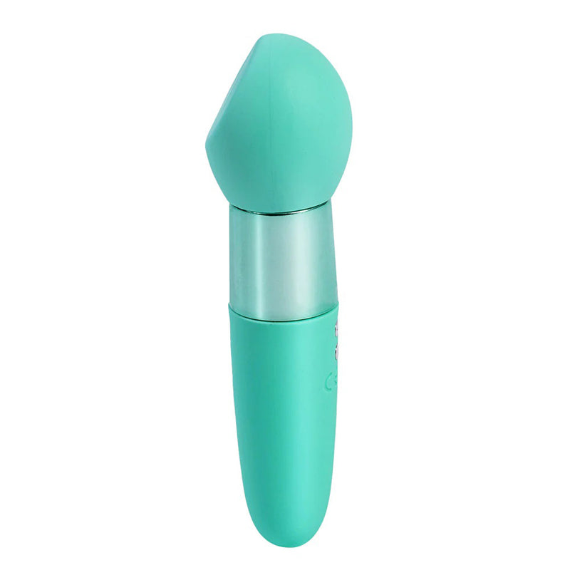 "Rina Rechargeable Dual Motor Silicone 15- Function Vibrator - Green MTMA23-03-G3"