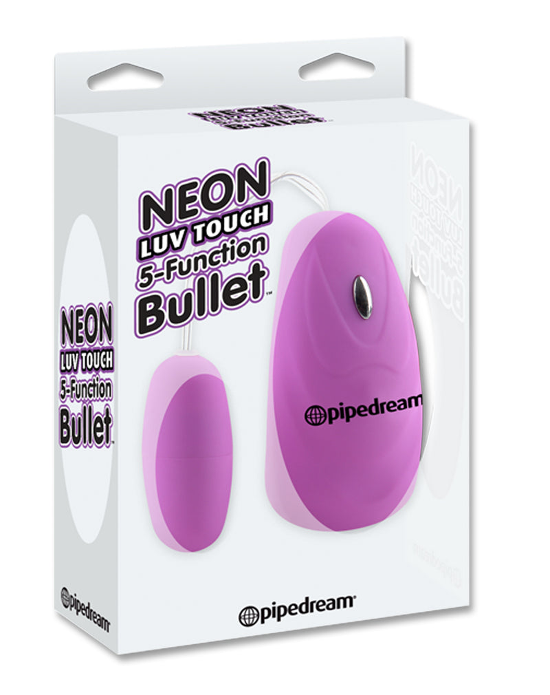 "Neon Luv Touch 5 Function Bullet - Purple PD2638-12"