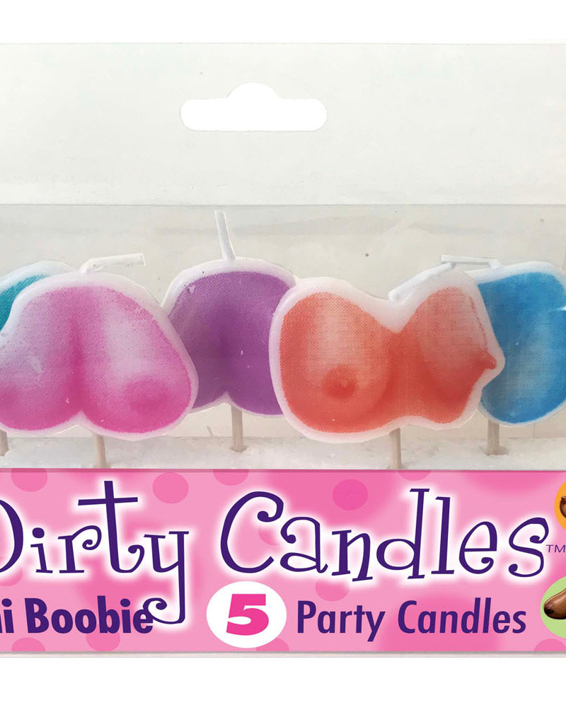 "Dirty Boob Candles 5 Party Candles CP-988"
