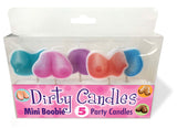 "Dirty Boob Candles 5 Party Candles CP-988"