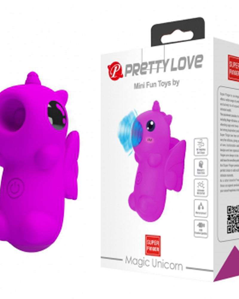 Magic Unicorn Finger Vibrator - Purple