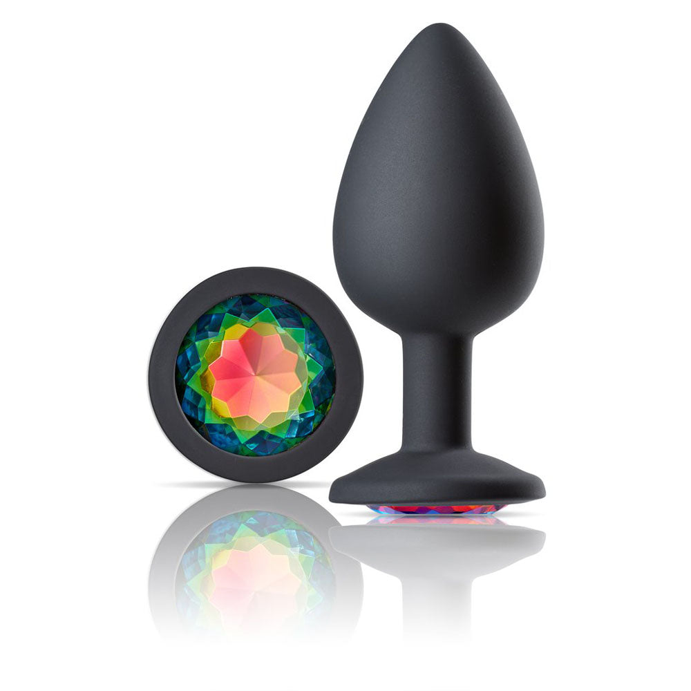 Cloud 9 Novelties Gems Jeweled Silicone Anal Plug - Large