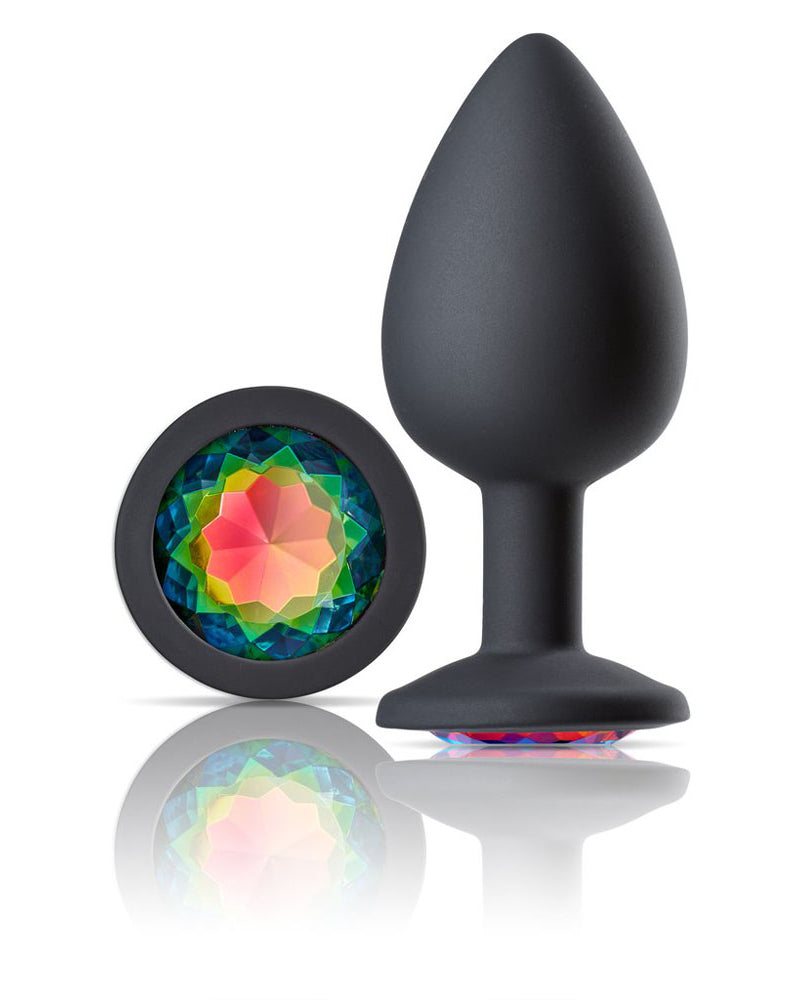 Cloud 9 Novelties Gems Jeweled Silicone Anal Plug - Large