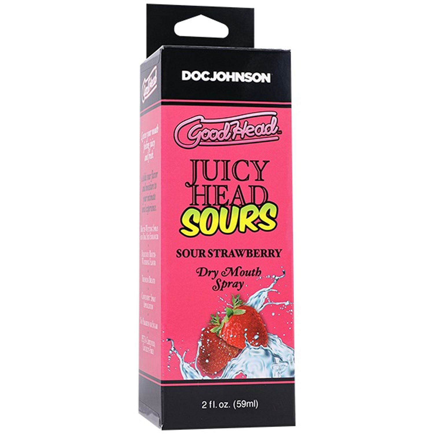 "Goodhead Juicy Head Dry Mouth Spray Sour Strawberry 2 Fl Oz DJ1363-05-BX"