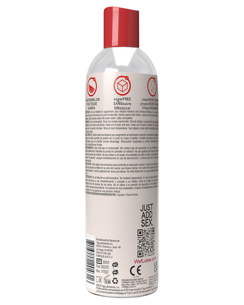 "Wet Warming Fun Flavors - Watermelon - 4 in 1 Lubricant 4 Oz WT20431"