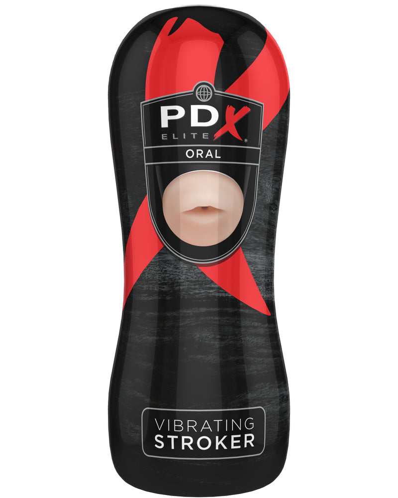 Pdx Elite Vibrating Stroker Oral