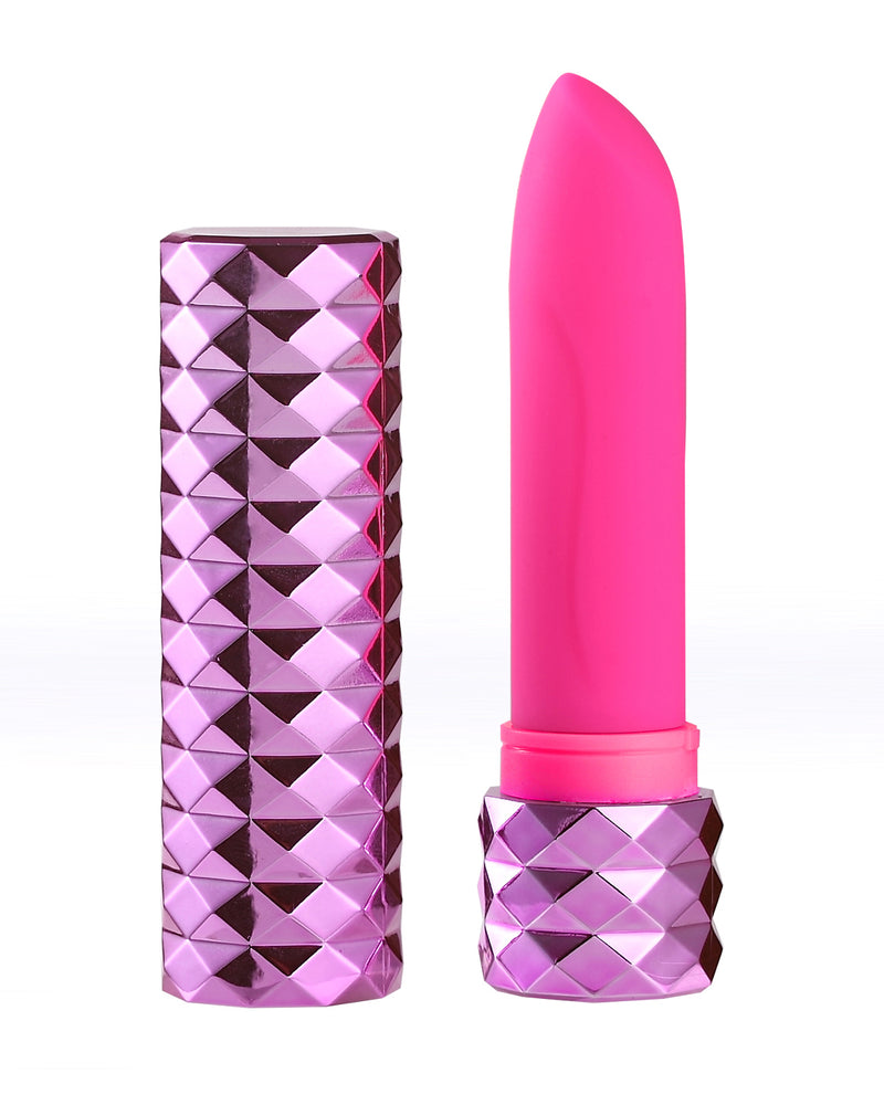 Roxie Crystal Gem Lipstick Bullet Vibrator - Pink