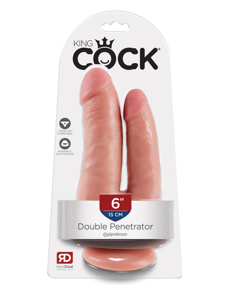 King Cock Double Penetrator - Flesh