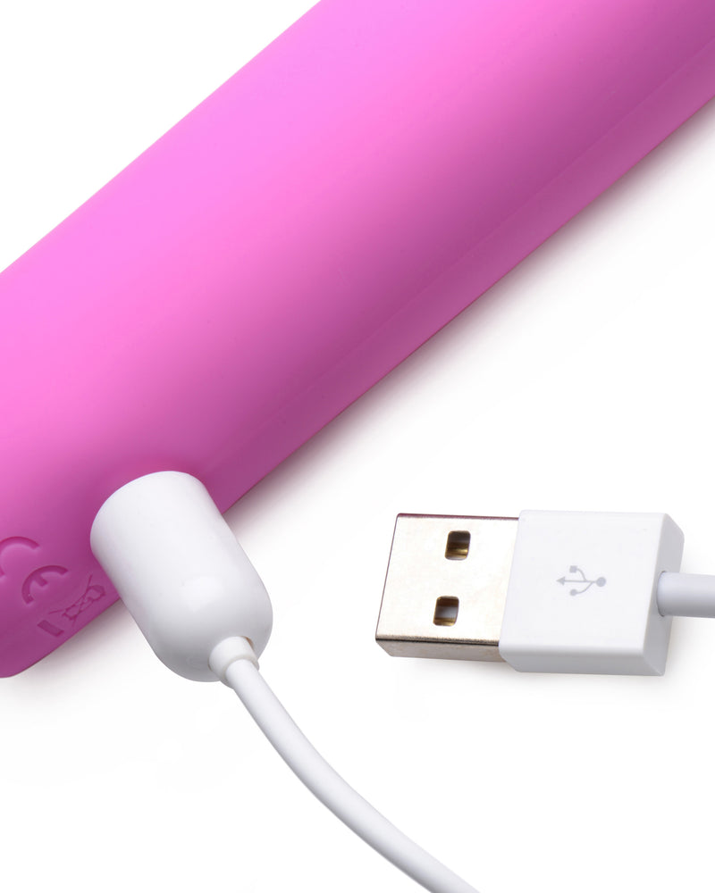"5 Star 9x Pulsing G-Spot Silicone Vibrator - Pink INM-AG600-PINK"