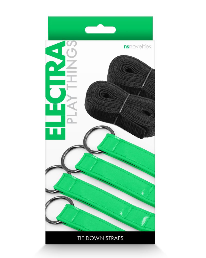 "Electra Play Things - Tie Down Straps - Green NSN-1310-78"