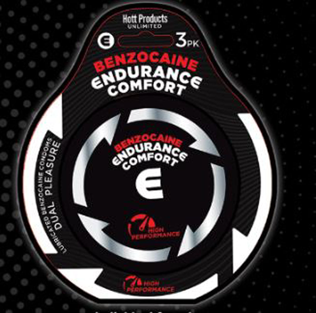 "Endurance Comfort - Benzocaine Condoms - 3 Pk HTP3468"