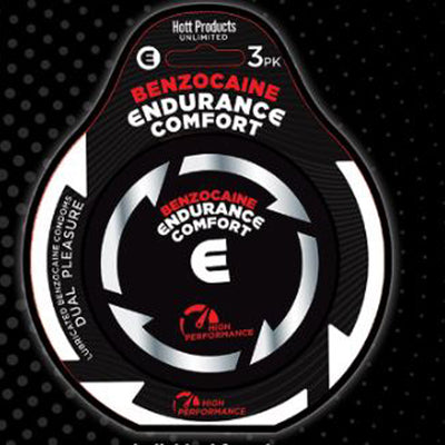 "Endurance Comfort - Benzocaine Condoms - 3 Pk HTP3468"