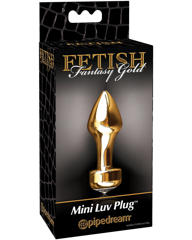 Fetish Fantasy Gold Mini Luv Plug - Gold