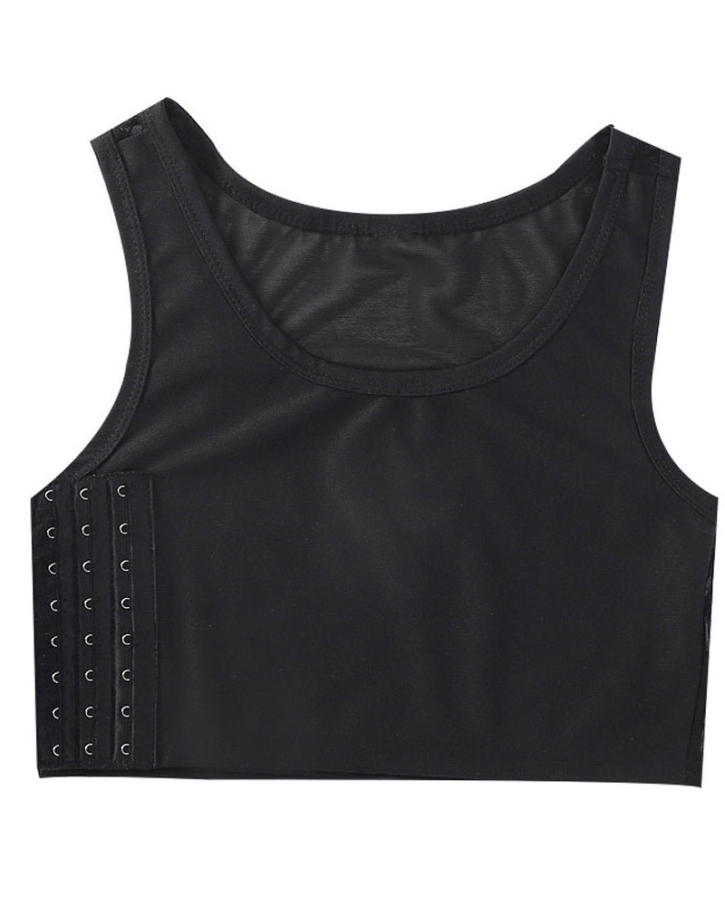 Gender Fluid Chest Compression Binder - 3xl - Black