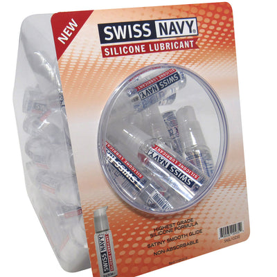 "Swiss Navy Silicone 1oz Fishbowl 50ct MD-SNSL1OZ50"