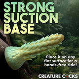 "Stegosaurus Spiky Reptile Silicone Dildo - Green CC-AH294-GRN"