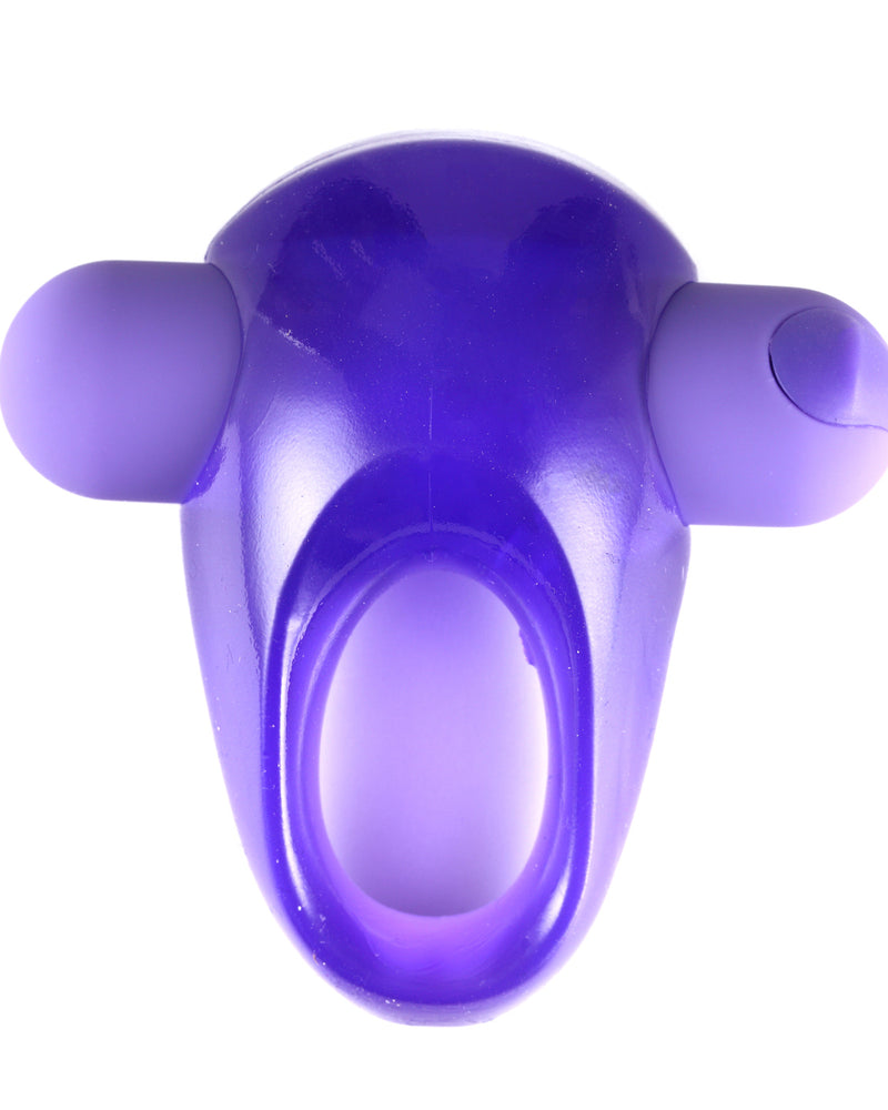 Casey Vibrating Erection Enhancer Ring - Purple